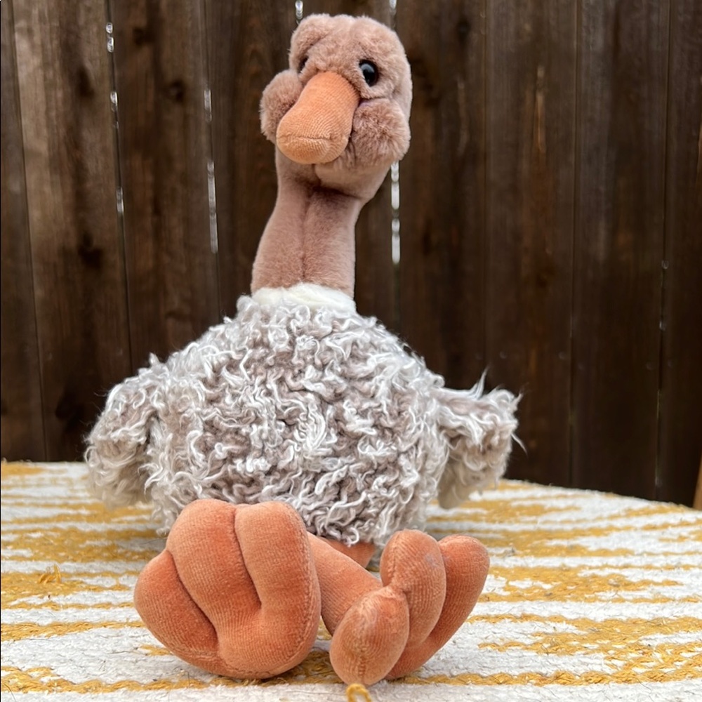 Gund Plush Stuffed Animal Ostrich Bird Brown and Tan - Picture 13 of 13